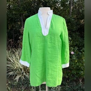 Jones New York Signature linen tunic - size M
